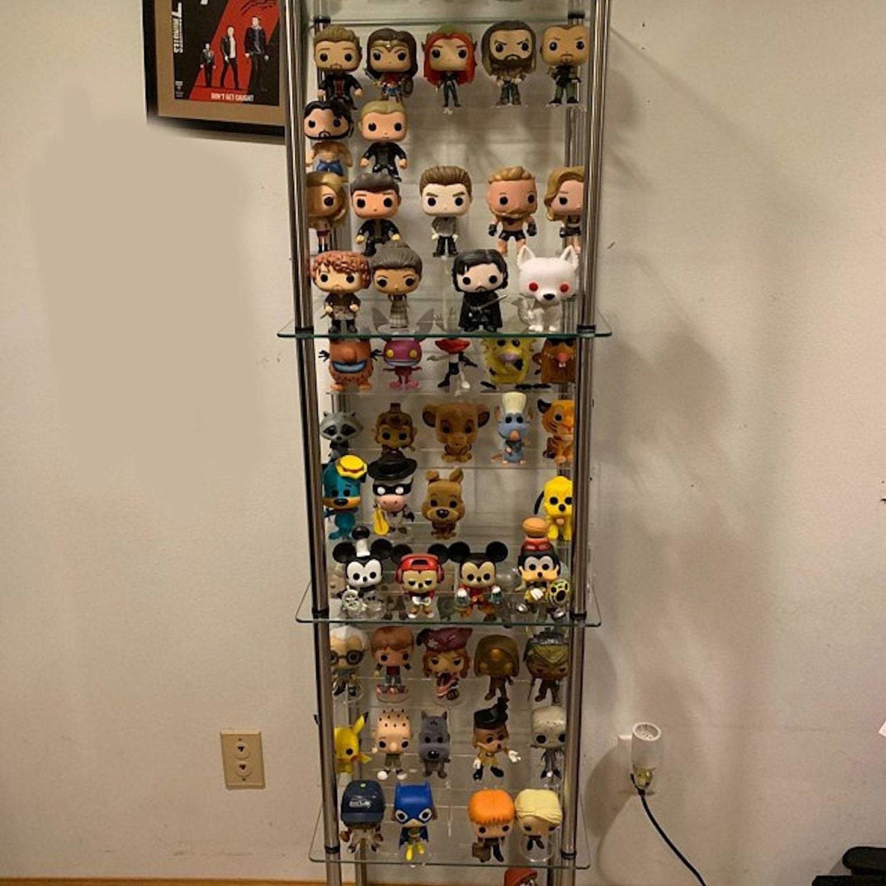 Acrylic Shelf Riser, 5 Levels Tiered Display, Fits 30 Funko POP