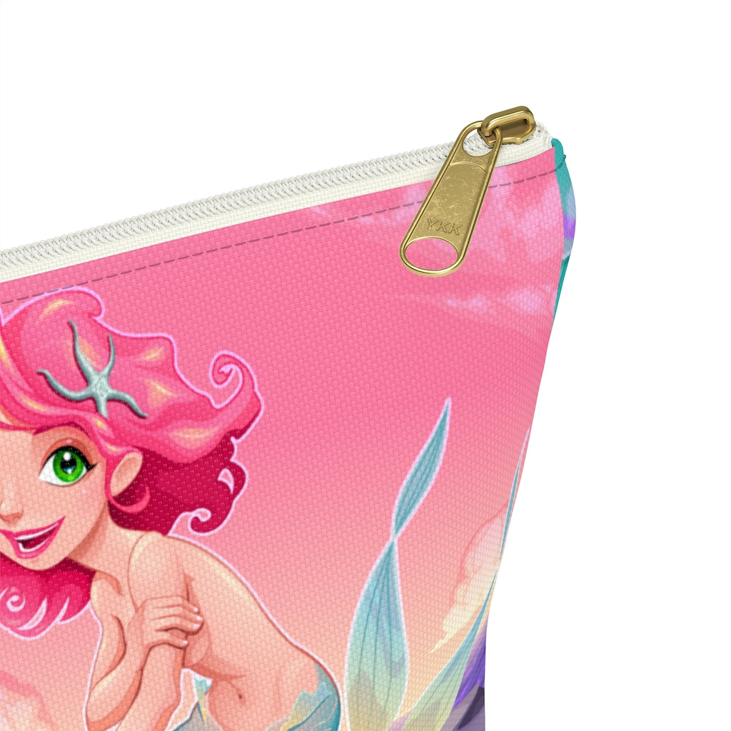 Beautiful Mermaid Accessory Pouch w T-bottom