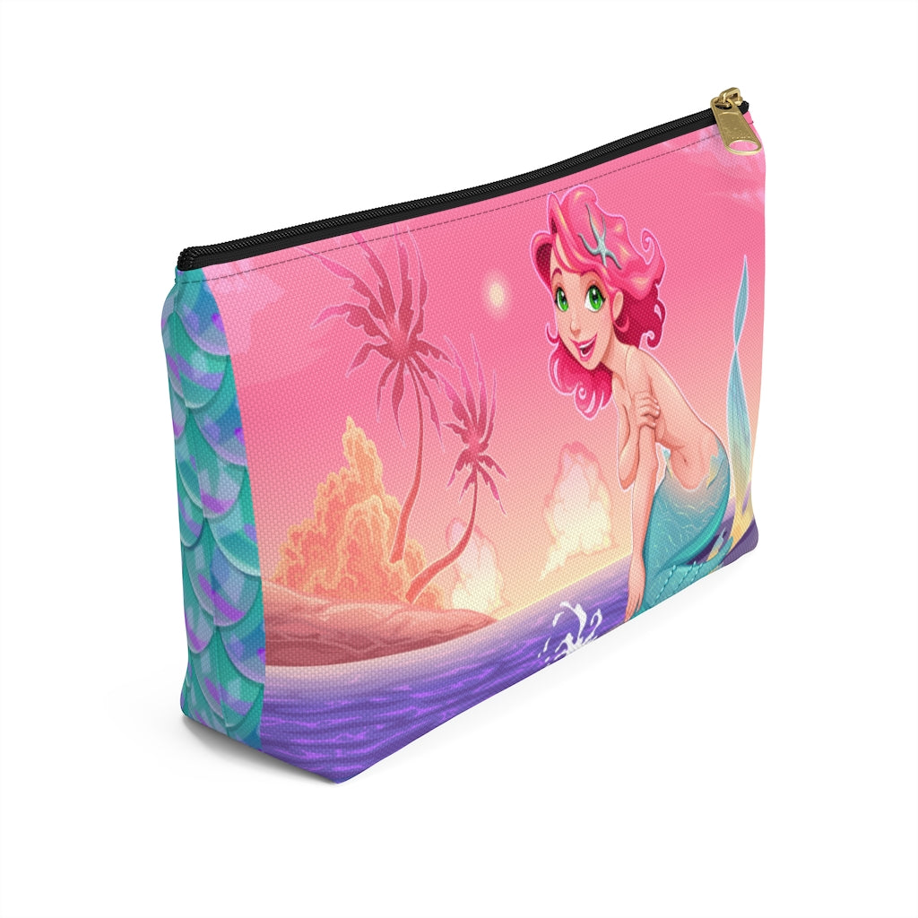 Beautiful Mermaid Accessory Pouch w T-bottom