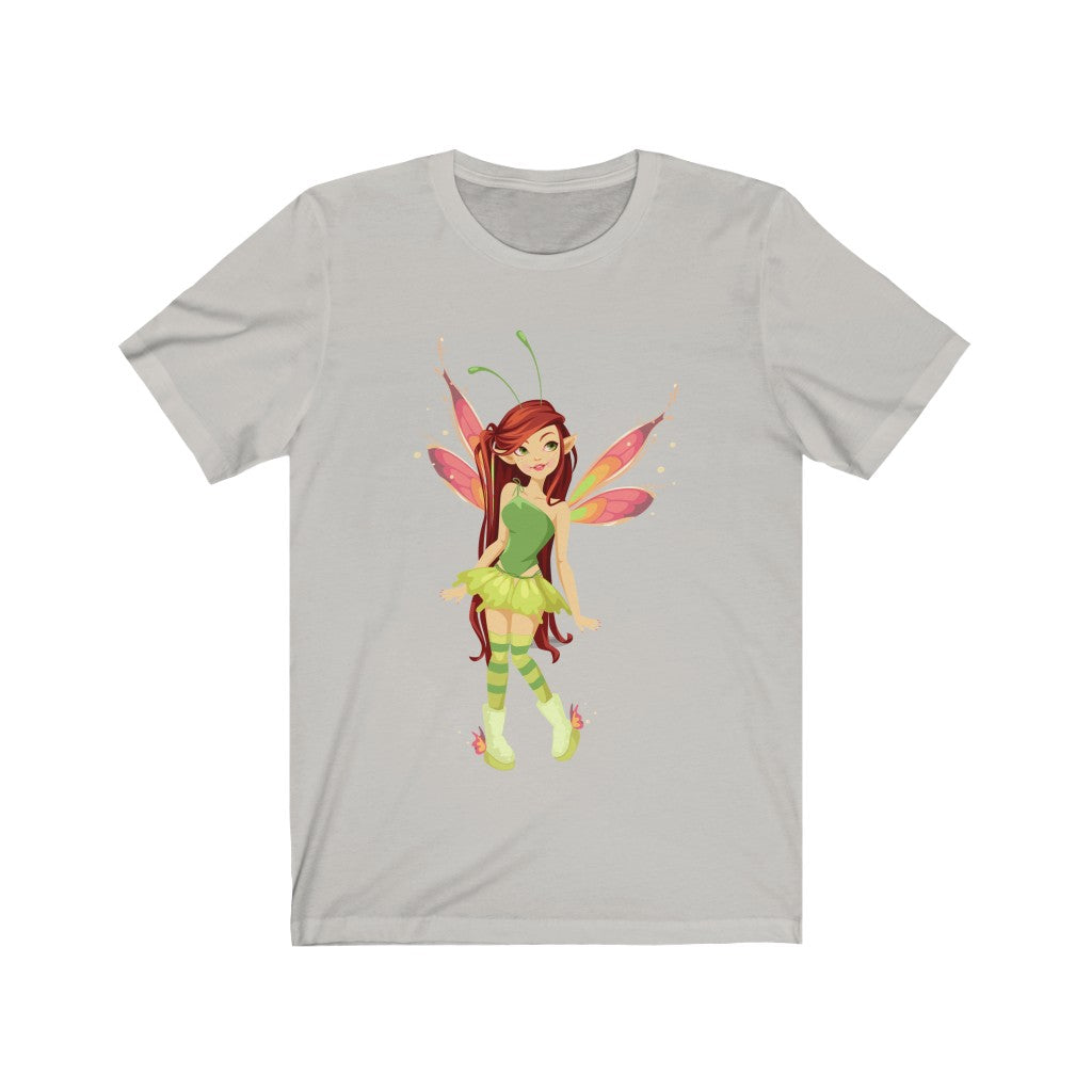 Beautiful Fairy Graphic Tee, Wings on the Back