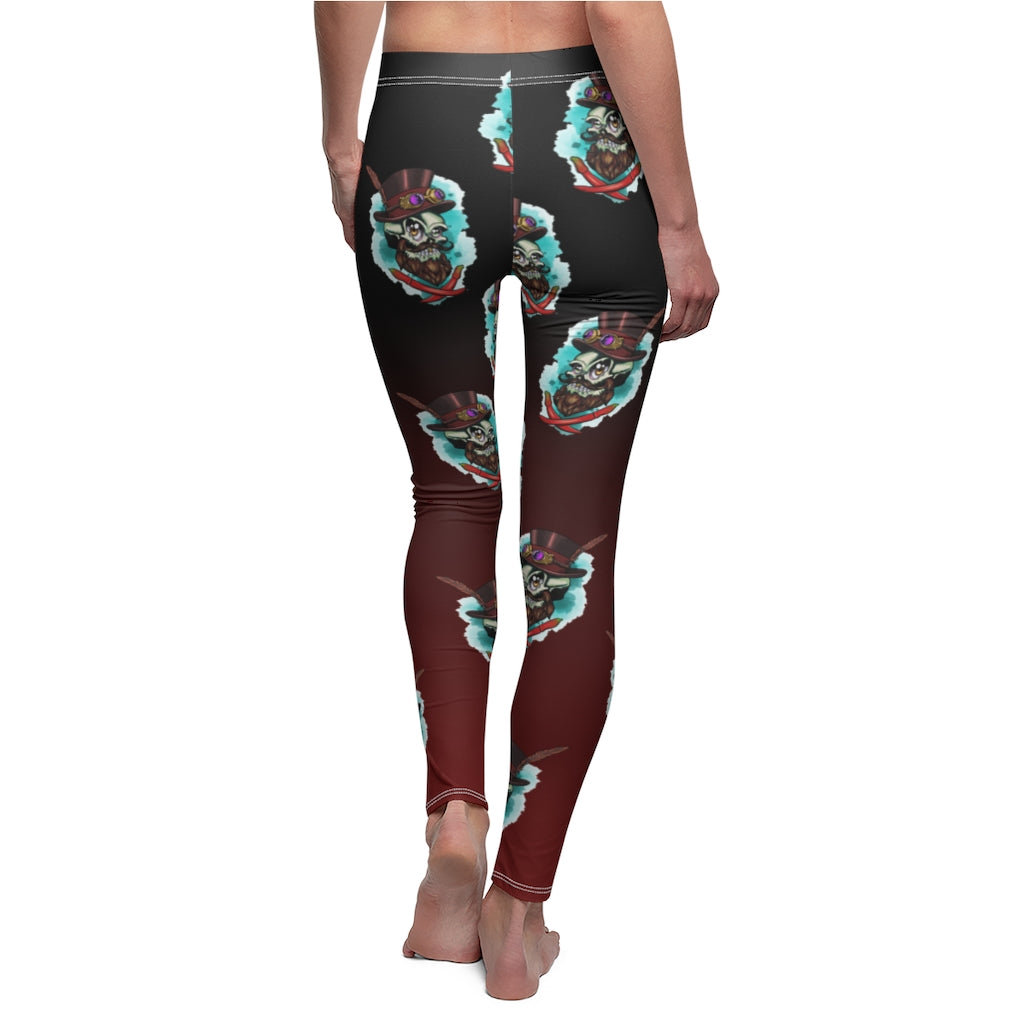 Aguero's Tattoo Bearded Skull 2021 Women Leggins