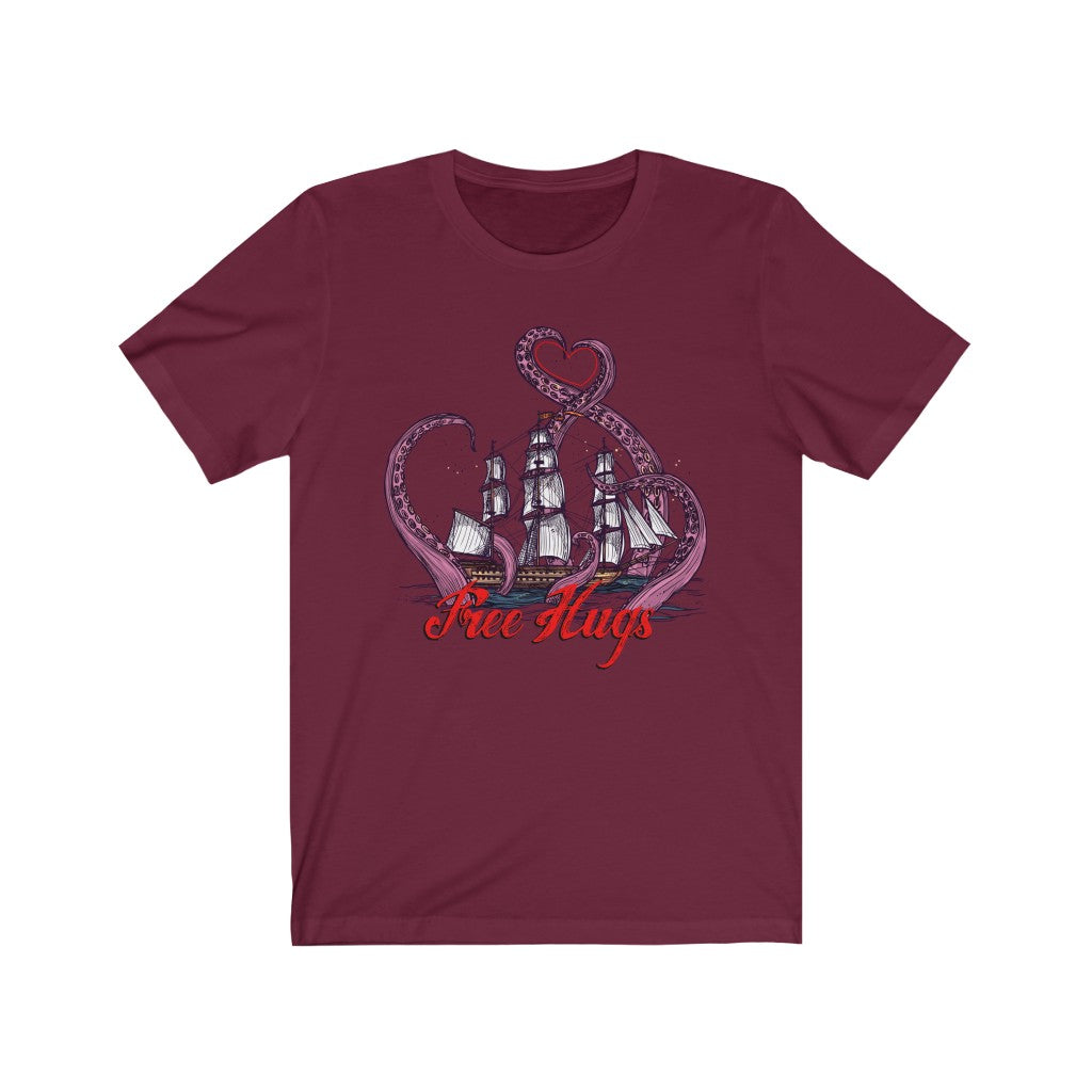 Kraken Free Hugs Unisex Short Sleeve Tee