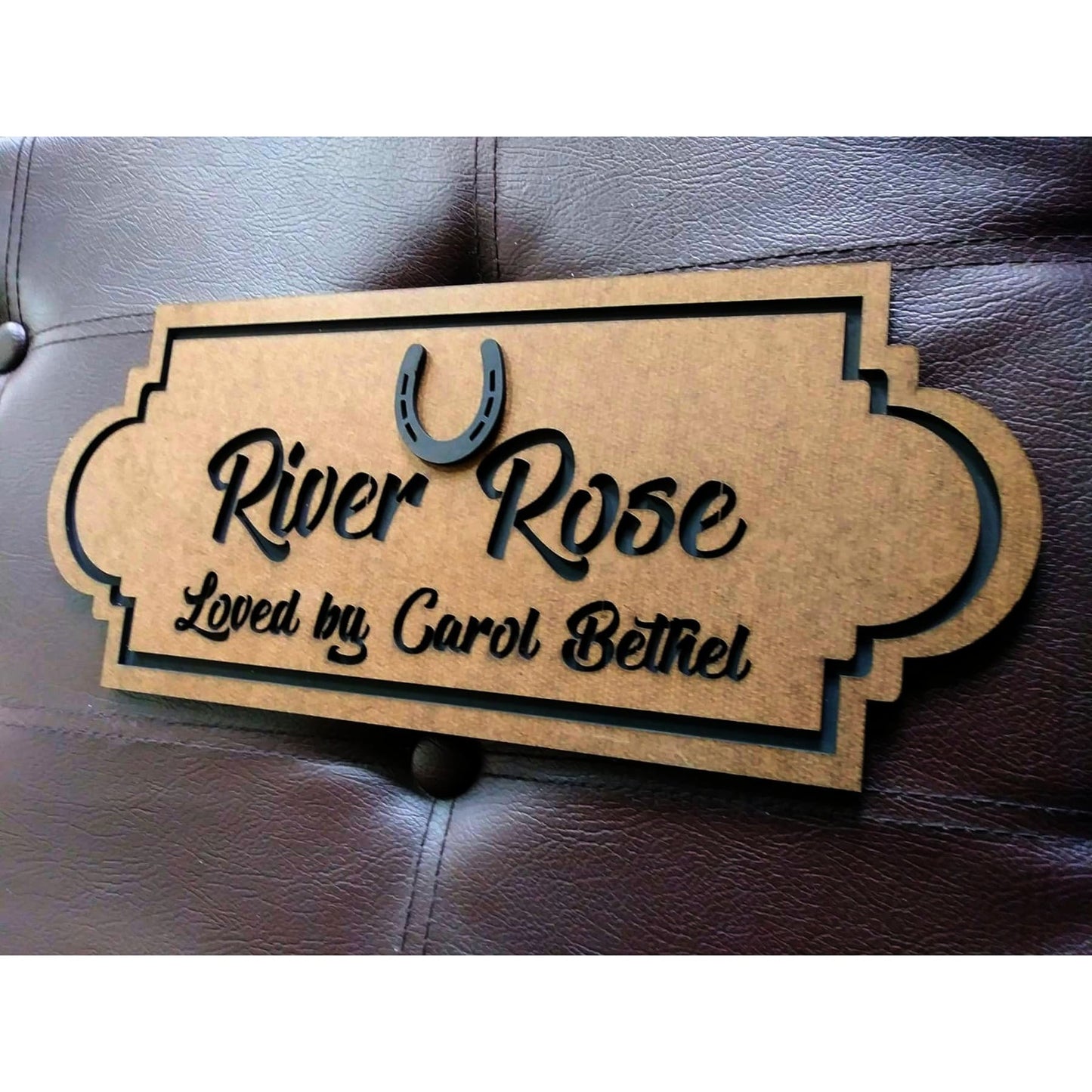 Custom Horse Name Plate