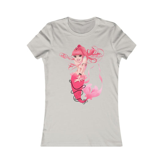 Cute Red Mermaild Women Tee