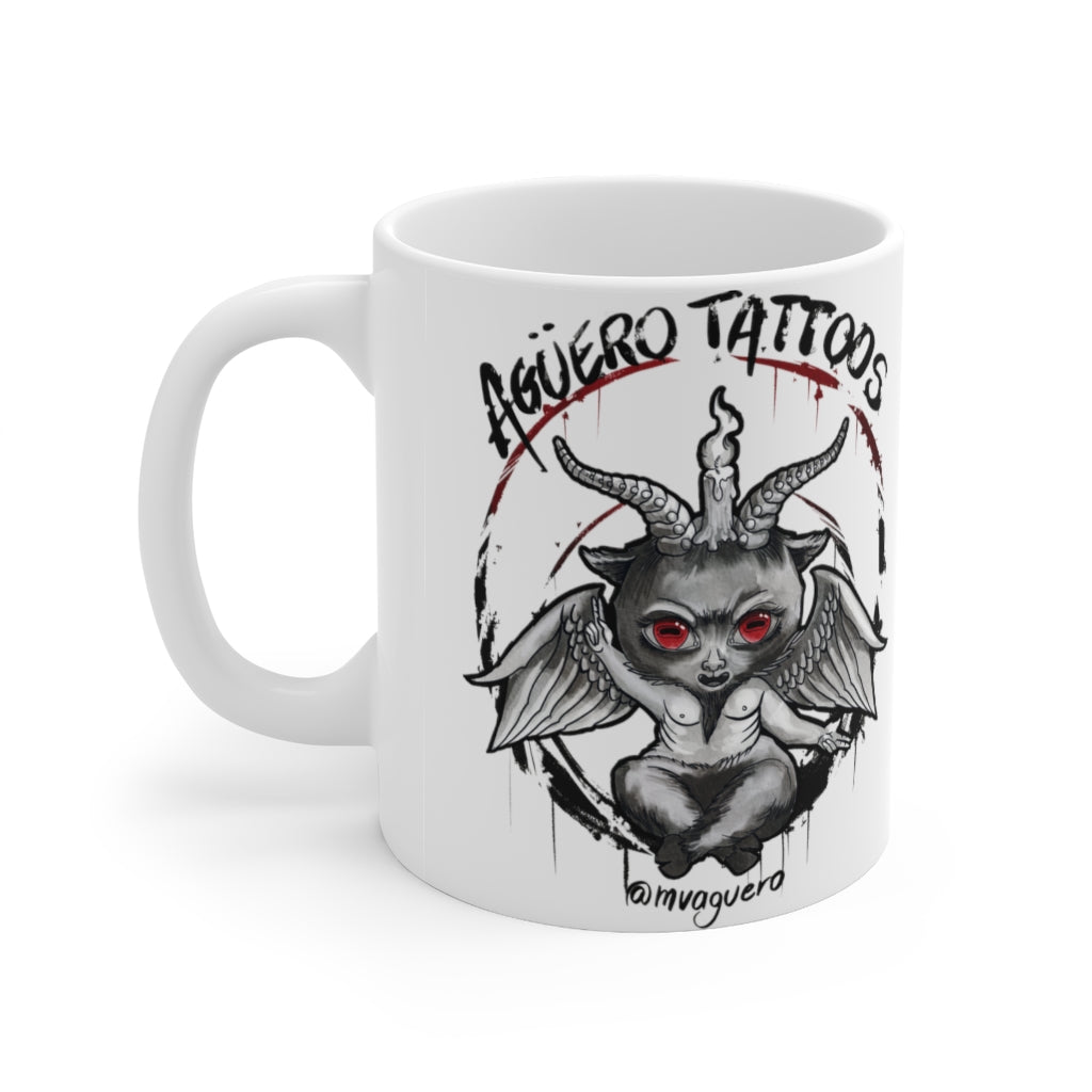 Aguero's Tattoos Little Baphy Ceramic Mug 11oz