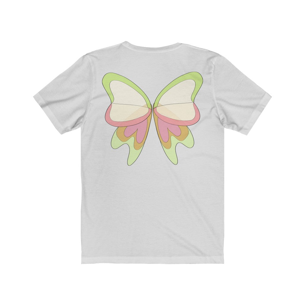 Beautiful Fairy Graphic Tee, Wings on the Back