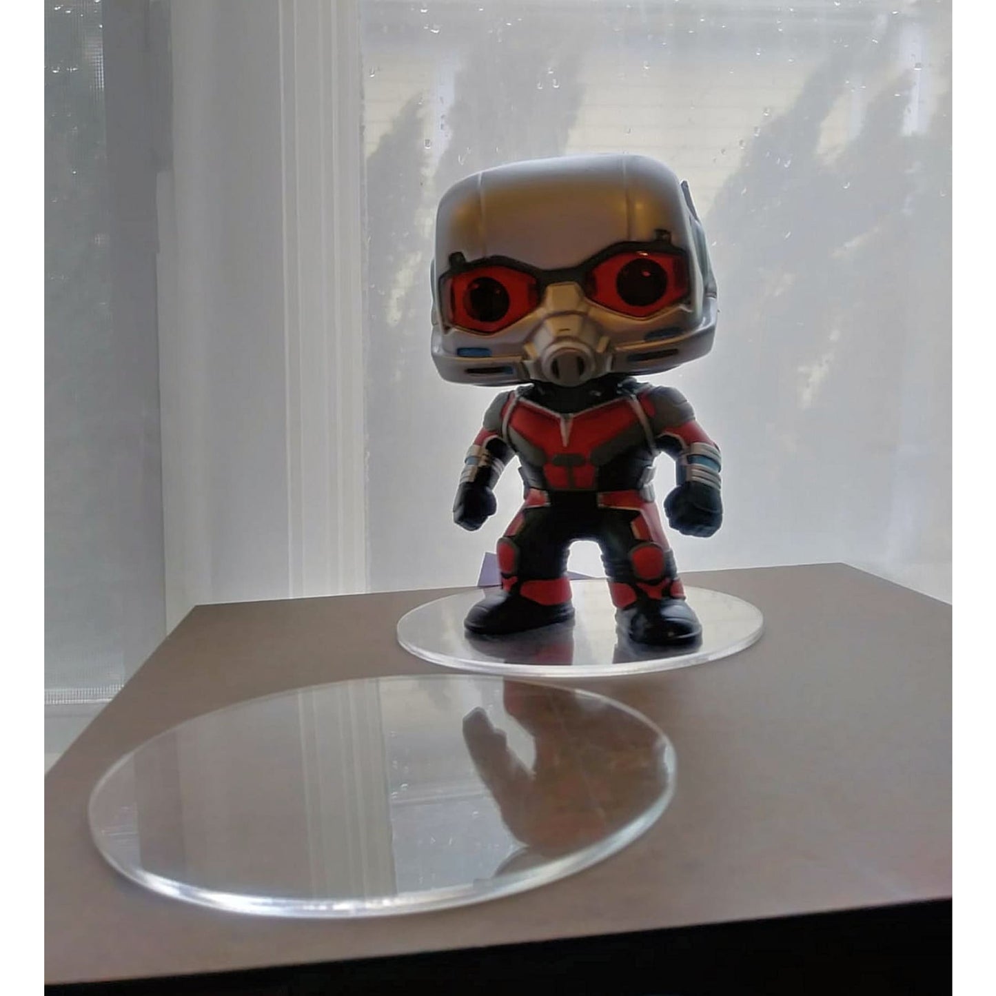 For 6" Funko Pop Vinyl: Clear Acrylic 5" Round Base Stand