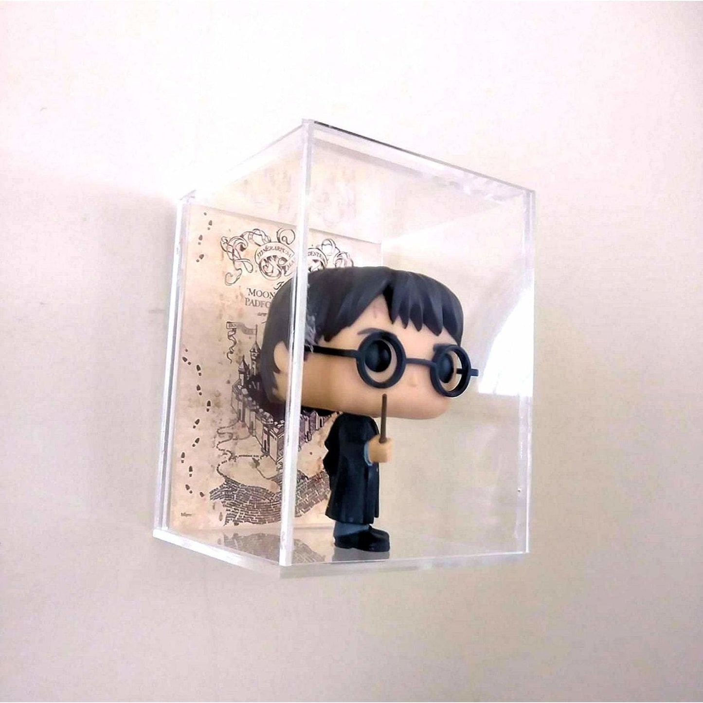 For Funko Pop: Wall Single Case with theme background, acrylic Box