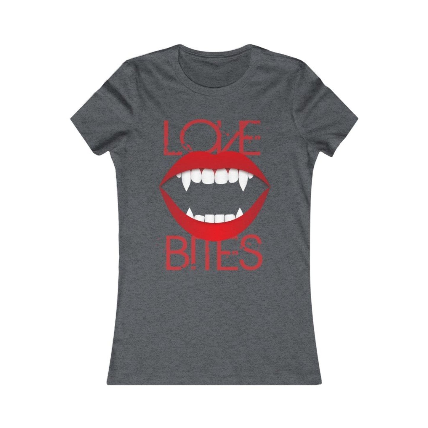 Love Bites, Vampire Fangs Women Tee