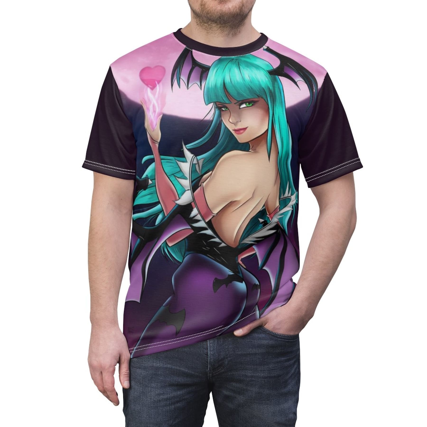 Morrigan Aensland Unisex Full Print Tee