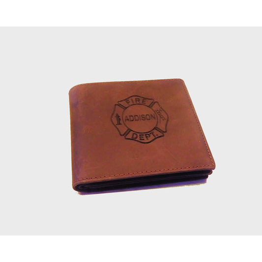 Personalized Elegant Leather Wallet, with Custom Logo or name