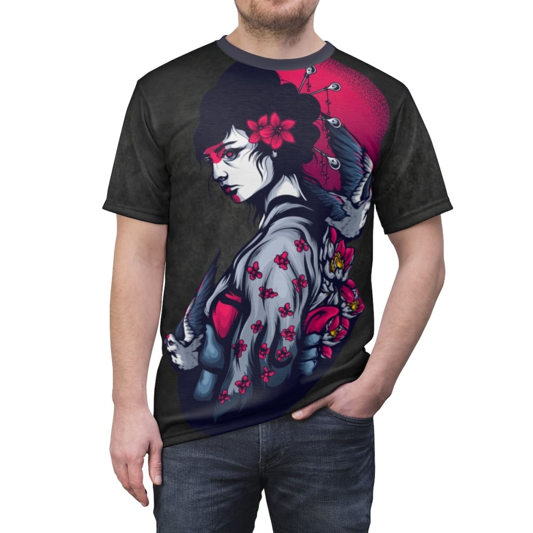 Sad Geisha Unisex Full Print Tee