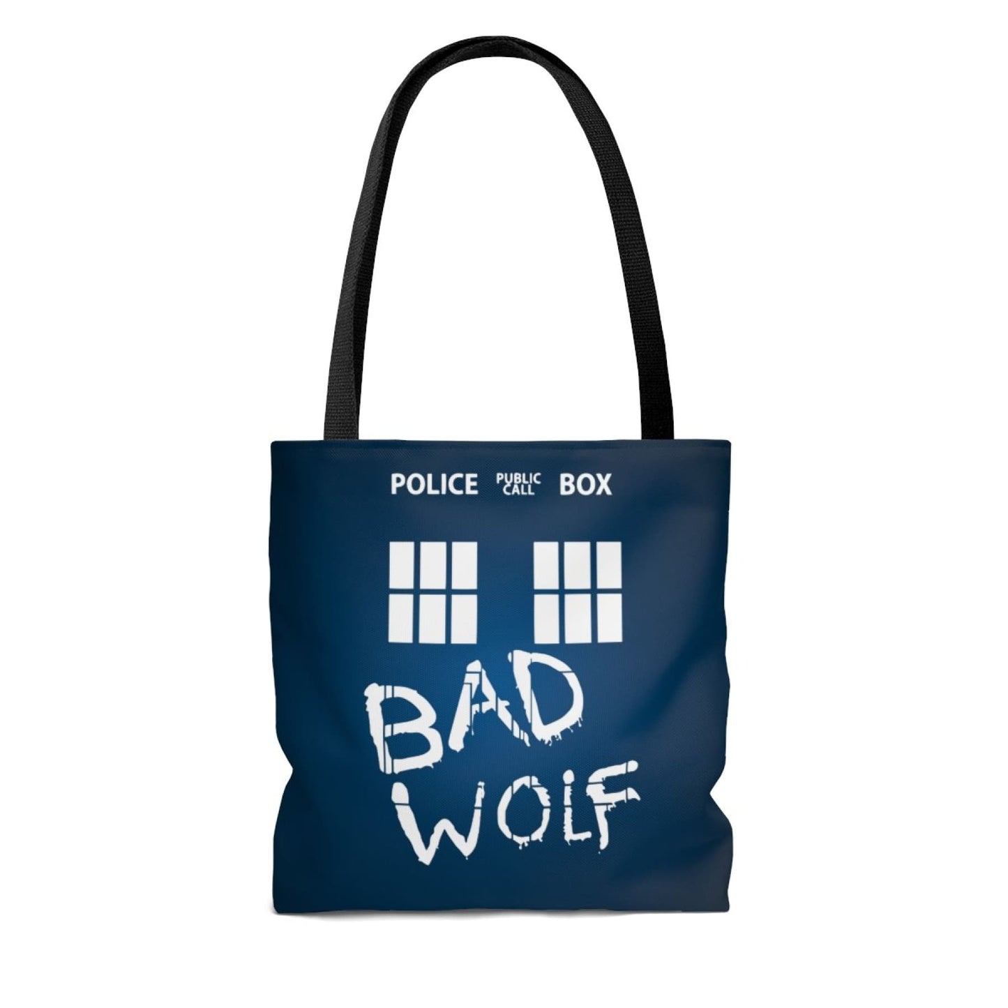 Tardis Blue Bad Wolf Tote Bag